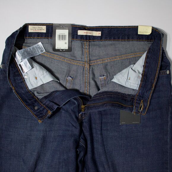 NWT $108 Levi's Premium Baggy Dad Wide Leg Jeans Cotton Linen Women Size 29x32 - Picture 10 of 15